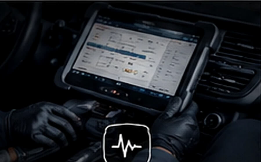 Elektronische Diagnose am Fahrzeug